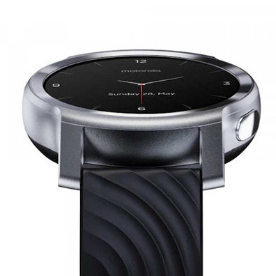 Motorola Moto Watch 100 GPS-Gletscher Silber