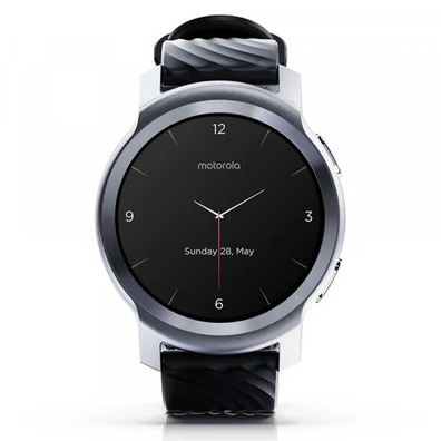 Motorola Moto Watch 100 GPS-Gletscher Silber