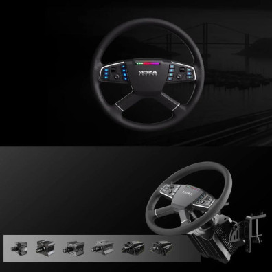 Moza Racing TSW (40cm) Truck Wheel Schwarz PC