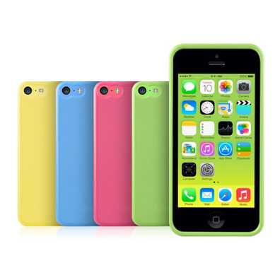 Soft and Skin minigel Muvit iPhone 5C Gelb