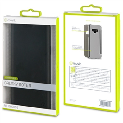 Etui Folio Samsung Galaxy Note 9 Schwarze Muvit