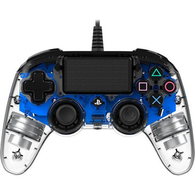 Nacon Compact Blue Illuminated Controller Offizielle PS4