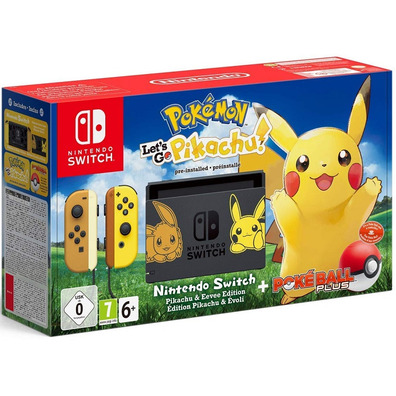 Nintendo Switch Pokemon Edition: let ' s go Pikachu   Pokeball plus ed ltd