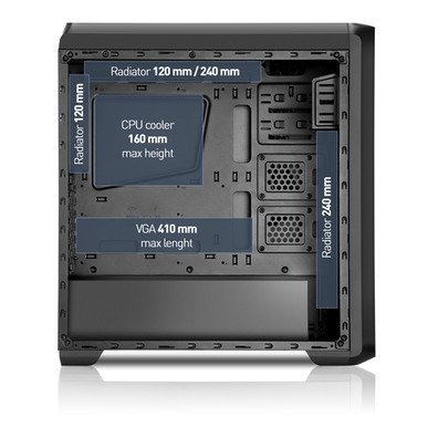 Nox Coolbay ZX LED grün USB 3.0