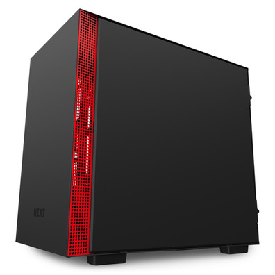 Budget ist aber Gehäuse MINI-ITX-H210 Schwarz-Rot