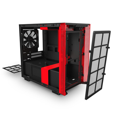 Budget ist aber Gehäuse MINI-ITX-H210 Schwarz-Rot