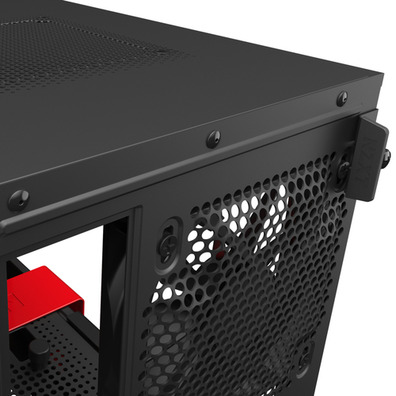 Budget ist aber Gehäuse MINI-ITX-H210 Schwarz-Rot