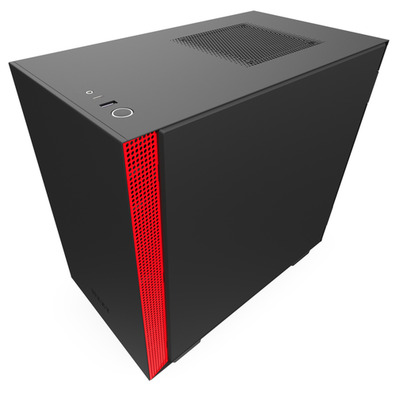 Budget ist aber Gehäuse MINI-ITX-H210 Schwarz-Rot