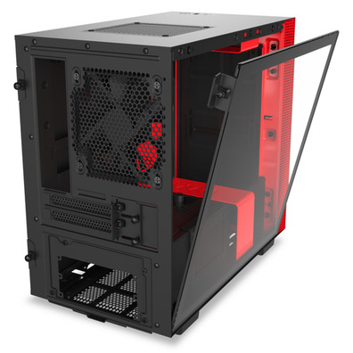 Budget ist aber Gehäuse MINI-ITX-H210 Schwarz-Rot