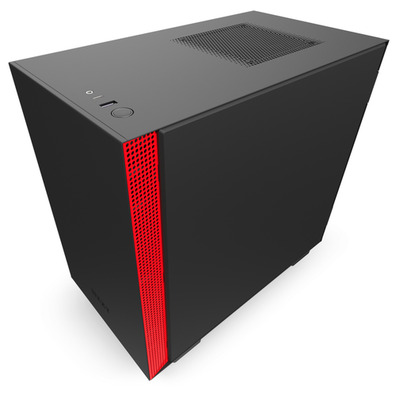 Budget ist aber Gehäuse MINI-ITX-H210 Schwarz-Rot