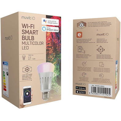 Pack 2 Glühbirnen Smart Muvit IO MIOPAK003 E27
