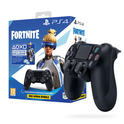 Pack Dualshock 4 V2 Schwarz   Neo Versa Fornite