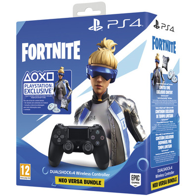 Pack Dualshock 4 V2 Schwarz   Neo Versa Fornite