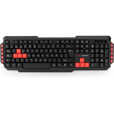 Pack Mars Gaming MRCP1 (Teclado + Ratón + Auriculares + Alfombrilla)