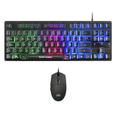 Pack Teclado + Ratón Mars Gaming MCPTKLES