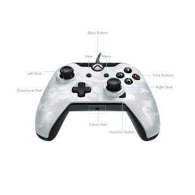 PDP WIRED CONTROLLER CAMUFLAJE WHITE (XBOX ONE/PC)