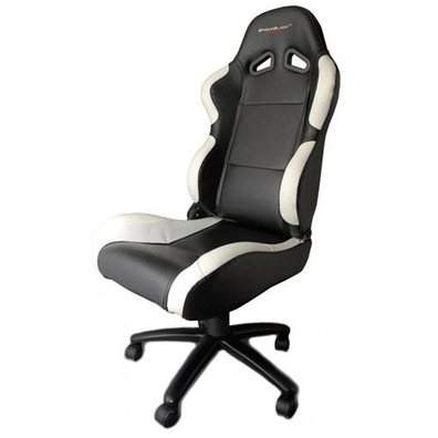 Speedblack Seat Black/White