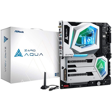 Placa Base Asrock 1200 Z490 Aqua