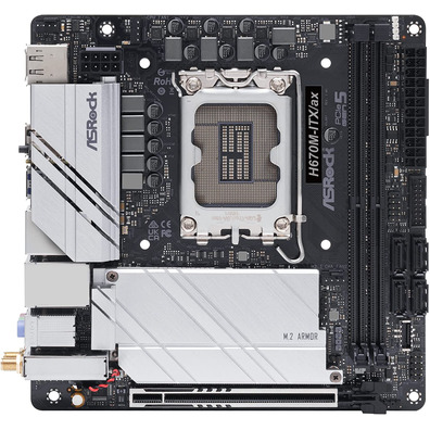 Placa Base Asrock 1700 H670M ITX/AX DDR4