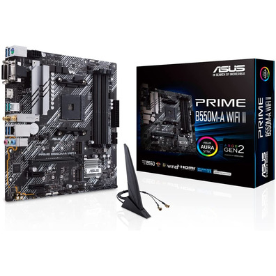 Placa Base Asus Prime B550M-A-Wifi II AM4