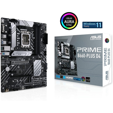 Placa Base Asus Prime B660-PLUS D4 Sockel 1700