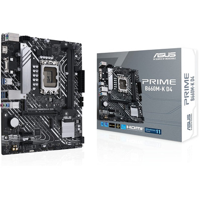 Placa Base Asus Prime B660M-K D4 Sockel 1700 MicroATX