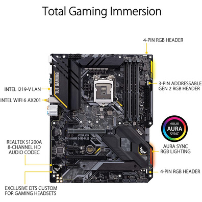 Placa Base ASUS TUF Gaming Z490 Plus (Wifi) 1200