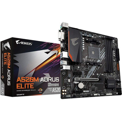 Placa Base Gigabyte Aorus Elite AM4 A520M