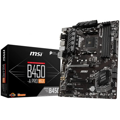 Placa Base MSI AM4 B450-A Pro Max