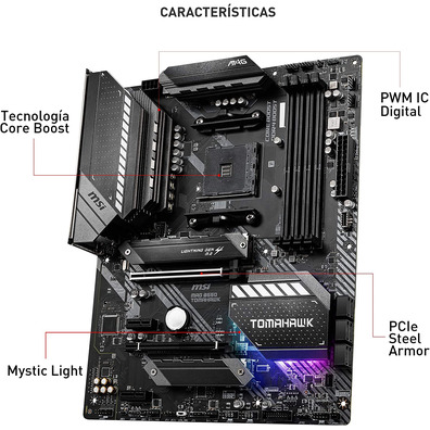 Placa Base MSI MAG B550 Tomahawk AM4