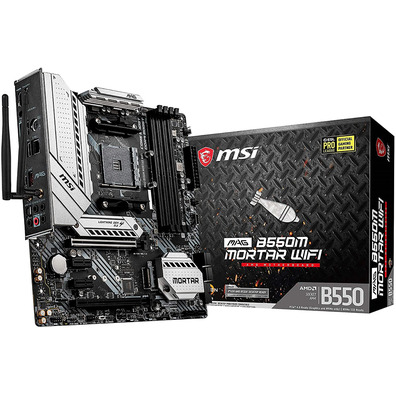 Plaa Base MSI MAG B550M Mörtel Wifi AM4