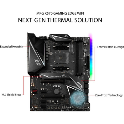 Placa Base MSI MPG X570 Gaming Edge Wifi AM4