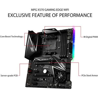 Placa Base MSI MPG X570 Gaming Edge Wifi AM4