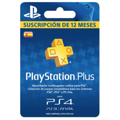 PLAYSTATION PLUS SUSCRIPTION 12 MONTHEN (PS4 / PS3 / PS VITA)