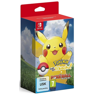 Nintendo Switch Pokemon Let ' s Go Pikachu !   Poke-ball Plus