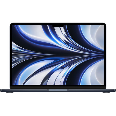 Portátil Apple Macbook Air 13 MBA 2022 Midnight M2/16GB/256GB/GPU 8C/13.6 ''