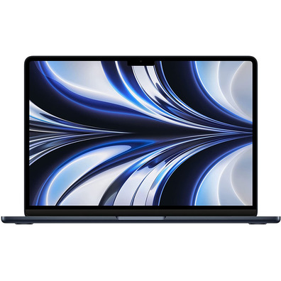 Portátil Apple Macbook Air 13 MBA 2022 Midnight M2/16GB/512GB/GPU 10C/13.6 ''