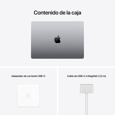 Portátil Apple Macbook pro 16 '' 2021 Space Gray M1 Max/64GB/1TB/GPU 32C/16 ''