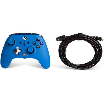 Power A Enhanced Wired Controller Blau (Xbox One/Xbox Series X/S)