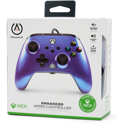 Power A Enhanced Wired Controller Nebula (Xbox One/Xbox Series X/S)