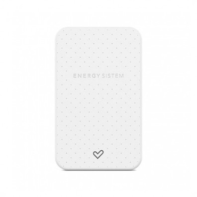 Powerbank Energy System 5000 mAh mit Kabel Integrado Blanco
