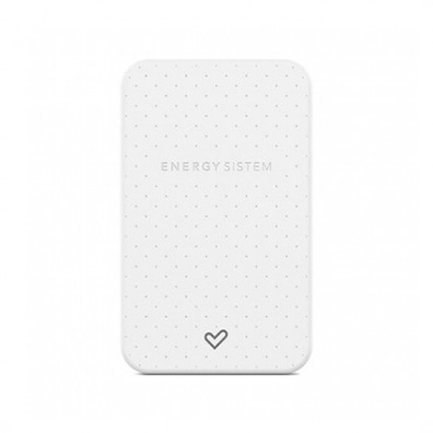 Powerbank Energy System 5000 mAh mit Kabel Integrado Blanco