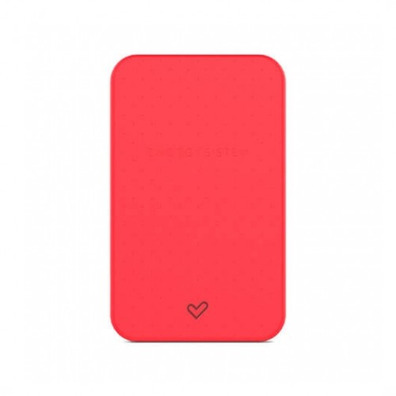 Powerbank Energy System 5000 mAh mit Kabel Integrado Rojo