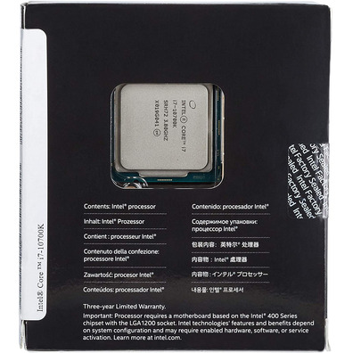 Procesador Intel Core i7-10700K Avengers Edition 3,80 GHz LGA 1200