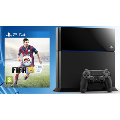 Konsole Playstation 4 (500 GB) + FIFA 15