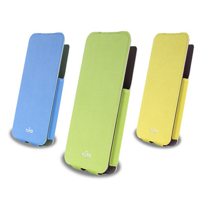 Flip Cover Case for iPhone 5C Puro Gelb