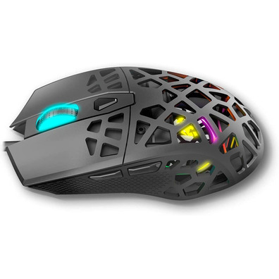 Ratón Gaming Krom Kaiyu RGB Negro