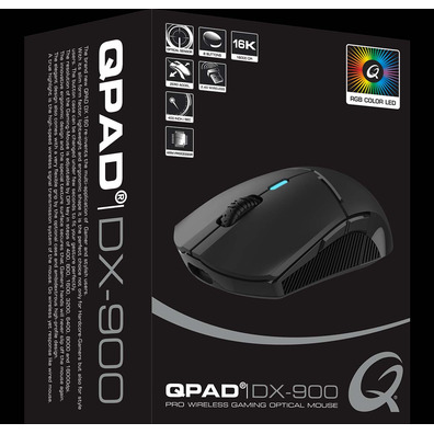 Ratón Gaming QPAD DX 900 Wireless