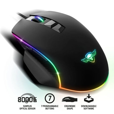 Ratón Gaming Spirit of Gamer Pro M1 8000 DPI