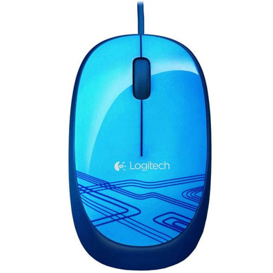 Ratón Logitech M105 1000DPI USB Azul